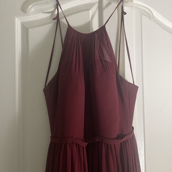Azazie Cabernet Kailyn Bridesmaid Dress - Picture 4 of 6